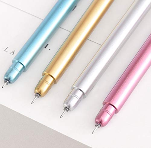 Maydahui 48PCS Retro Key Shape Roller Pen Black Gel Ink Creative Unique Fun Refills Pens for Kids Drawing Writing Stage Role Playing