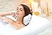 Home Prime Luxury Spa Non-Slip Bath Pillow Fits Any Bathtub/Hot Tub/Jacuzzi with 2 Strong Suction Cups - Large & Soft, Shoulder & Neck Support. with a LOOFAH Sponge.