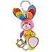 Seprovider Baby Toys, Colorful Rabbit Infant Stroller Toys Washable Squeaker Car Toys, Kids Hanging Toy for Crib with Rattle Ring, Mirror for Self Discovery, Teethers
