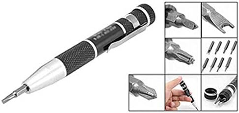 Liangxiang Precision Mini 8 in 1 Slotted Bits Screwdriver Pen Set Repair Tools