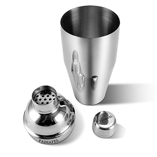 PADIAFEL Cocktailshaker Set, Premium Edelstahl Bar Cocktailset: 0,75l Cocktail Shaker Bar-Set, Drink Mixer mit… – Bild 6