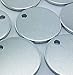 100 Pieces Aluminum Stamping Blanks by Craftbox. 1-Inch Round with Hole,12-Gauge (0.08