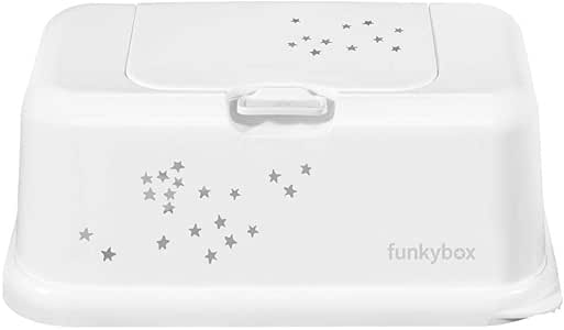Funkybox Dispensador de Toallitas color Gris con estrellas Blancas: Amazon.es: Bebé