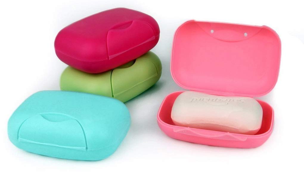 Kick's International Plastic Travel Soap Box Soap Case Holder for