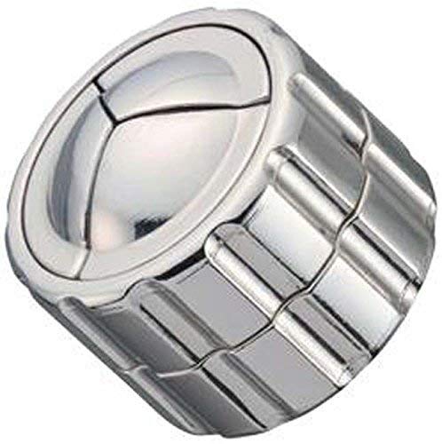 BePuzzled Cylinder Hanayama Cast Metal Brain Teaser Puzzle (Level 4) Puzzles For Kids & Adults Ages  - //coolthings.us