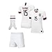 Cogi 2019/2020 USA Away #15 Megan Rapinoe Kids/Youths Soccer Jersey & Shorts & Sock