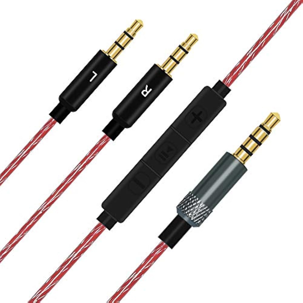 Headphone Extension Cords With Remote Volume And Mic Compatible Sol
