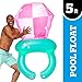 BigMouth Inc Giant Inflatable Candy Pool Float, Novelty Swim Tube, Emergency Patch Kit Included (Ring Pop)