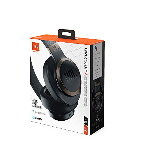 ایگرد | قیمت و خرید JBL LIVE 650BTNC Wireless Over-Ear Noise-Cancelling  Headphones with Alexa built-in, Google Assistant and Bluetooth – Up to 30  hours of music – Black