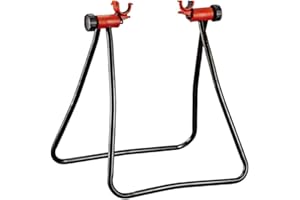 Bicycle Stand Bicycle Repair Rack Kick Stand Bike Wheel Hub Stand Foldable Mechanic Repair Tool Black Height Adjustable