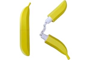 Banana Nunchaku Toy, 3D Printed Banana Nunchucks, Lightweight Plastic Martial Arts Prop, Novelty Stress Relief Toy for Adults
