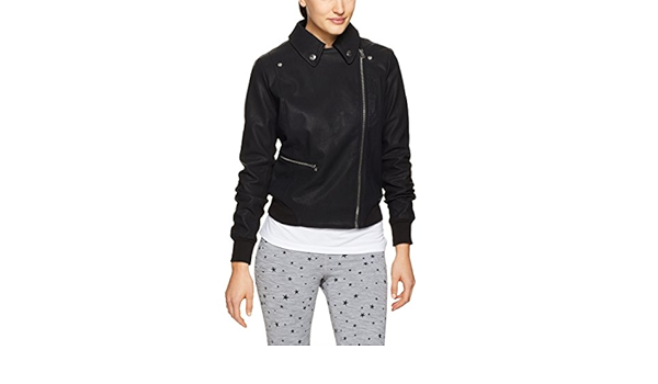 Lorna Jane Women Vegan Leather Active Jacket Black Xs Amazon Com Au Clothing Shoes Accessories