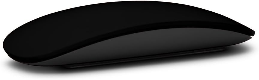 Metallic Black and Metallic Dark Gray Custom Painted Magic Mouse 2