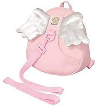 Enking Toddler Safety Harness Kid Baby Backpack Reins Harnesses - Angel (Pink)