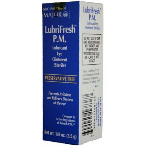 Buy [3 PACK] LUBRIFRESH P.M. STERILE LUBRICANT EYE OINTMENT 3 X 3.5 GM