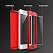 iPhone 7 Plus 5.5 Inch Full Body Hard Case-Auroralove Red 360 Degree Full Protective Slim Sleek Front Back Case for iPhone 7 Plus 5.5 Inch with Tempered Glass Screen Protector