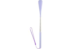 LANGFON Telescoping Shoehorn Handle - Long Handle Retractable Telescopic Shoehorn Foldable Shoehorn Shoe Puller Adjustable Sh