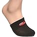 MOC Mocsocs Toe Topper Half Socks Solids 4-pack One Size Brn/blk/white/grey