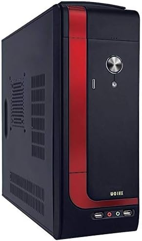 WOLUX Slimr-5206 Assembled Desktop Computer (Intel CORE i7 3770 3.4GHz / 16 GB RAM / 1 TB Hard Drive/DVD RW/WiFi / 2GB Graphics), Black