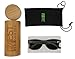 Bamboo Wood Sunglasses - One of a kind Polarized handmade frames from 4ESTShades