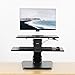 VIVO Small Height Adjustable 24 inch Standing Desk Converter, Sit Stand Tabletop Monitor Riser Ergonomic Workstation (DESK-V011G)