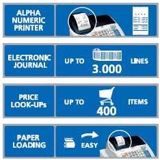 Registradora electronica Olivetti ECR-7700: Amazon.es: Oficina y papelería