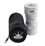 Imperial Design Easy 2 Pac 10A Worldwide Universal Travel Adapter Power Plug Kit Set for US, EU, AU, UK and More - USB Charging Port,CE ROHS FCC Approved, SP120U