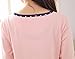 MyFav Big Girls Korean Fashion Pajama Set Lovely Elephant Sleepwear Pink Nighty