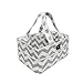 Baby Diaper Caddy Organizer and Nursery Tote with Solid Bottom and Dividers. Extra Strength Velcro Fasteners. Great Diaper Bag for a Baby Shower Gift. (grey)
