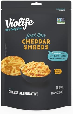 Violife, Cheddar Shreds, 8 Ounce