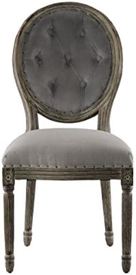 Curations 8827.0014 French Vintage Louis Side Chair Not Applicable, Grey