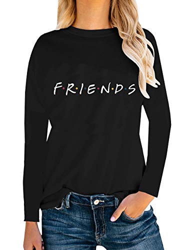 AEURPLT Womens Funny Cute Graphic Spring Fall Casual Vintage T Shirt Tops Tees Gifts