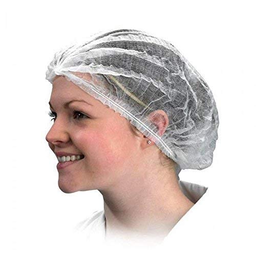 A & Y Disposable Stretchable Blue Bouffant Caps/Surgical Caps/Cooking Caps (100 Pieces)