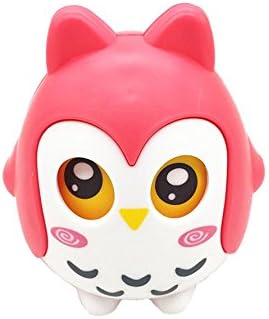 Children Cute Mini Cartoon Owl Shape Money Box Piggy Bank Coin box Saving Pot Decoration Kids Gift (Red)