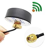 RFiotasy Ultra Low-Profile GSM 2G 3G 4G LTE Antenna SMA Male on 3m RG174 Cable Omni-Directional Outdoor Screw-Mount Antenna