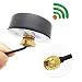 RFiotasy Ultra Low-Profile GSM 2G 3G 4G LTE Antenna SMA Male on 3m RG174 Cable Omni-Directional Outdoor Screw-Mount Antenna primary
