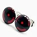 LilMents 6 Pairs Sharingan Eye Uchiha Unisex Mens Womens Stainless Steel Stud Earrings