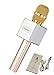Karaoke Wireless bluetooth Microphone,riepor Bluetooth microphone for ipad iphone sansumg Speaker Stereo Player for Music Playing outdoor Home singing KTV Karaoke for Smartphone K9 GOLD