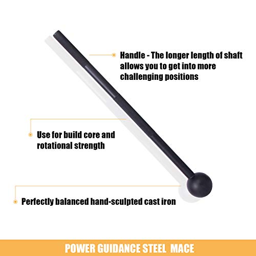 POWER-GUIDANCE-Steel-Power-Mace-Cast-Iron-Perfectly-Develop-Muscles-Joints-and-Core-Strength-7-25-lb