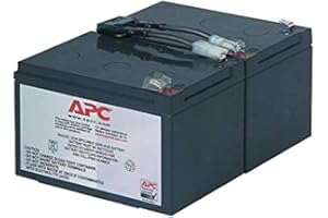APC UPS Battery Replacement, RBC6, for APC Smart-UPS SMT1000, SMC1500, SMT1000C, SMT1000US, SU1000, SU1000BX120, SUA1000US, SUA1000