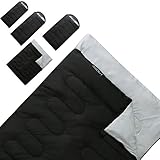 ASOUT Sleeping Bag for Adults and Kids – Portable, Comfort, Extra-Wide Car Camping, Hiking, Backpacking, Great for 4 Season Warm & Cold Weather