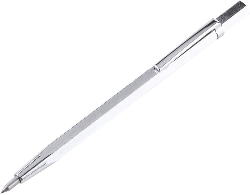 Elprico Tungsten Carbide Tip Scriber Pen Pocket Alloy Engraving Tool for Glass