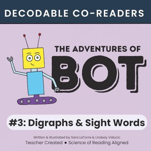 Amazon.com: The Adventures of Bot #1: CVC & Sight Words