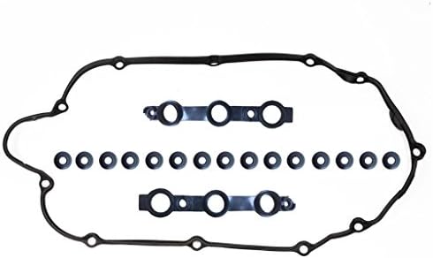 Engine Valve Cover Gasket Kit Set Fit 03-06 BMW 325CI Z4 330CI X5/ 03-05 BMW X3 325I 325XI 525I 330I 330XI 530I- OE VS50631R