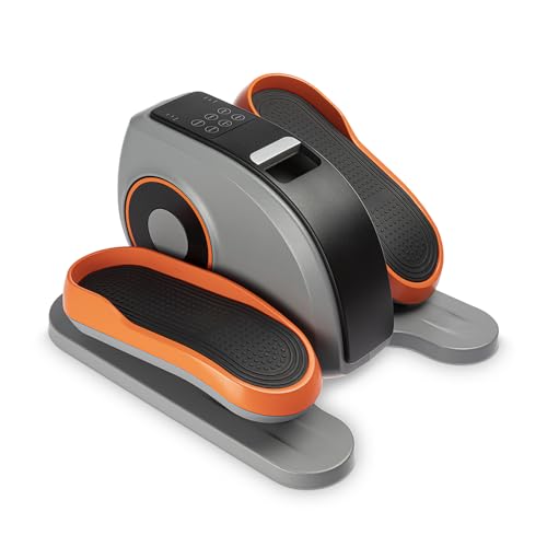 POWER LEGS Mini Maquina Eliptica Motorizada para Hacer Ejercicio ELIPTIC Trainer 3 Programas de Entrenamiento 10 Velocidades Mejora la Circulacion de Piernas y Pies Portatil Eliptica Quema Calorias