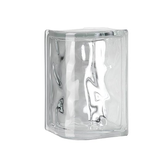 Quality Glass Block 4 x 8 x 4 Nubio Rounded Corner Glass Block