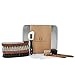 FootFitter Classic Shoe Shine Brush Set – Premium Horsehair Brushes, Shoe Shine Cloths & 4-in-1 Suede Brush, Restore Shoes & Boots