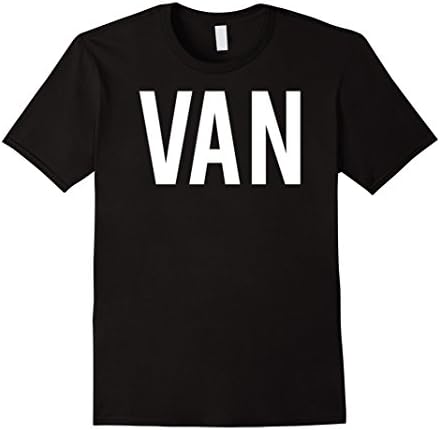 Mens Van T Shirt - Cool new funny name fan cheap gift tee Small Black