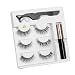 Sandinged Eyeliner Liquid Magnetic False Eyelashes Tweezer Set Eye Lashes Kit Women Makeup Lash Enhancers & Primers