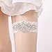 OURIZE Wedding Garters for Bride Lace Garter Belt Bridal Garter Set with Rhinestones (A)
